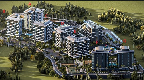 Апартаменты в Алании, Турция, 87 м2 фото 1