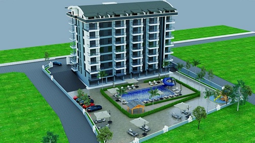 Апартаменты в Газипаше, Турция, 52 м2 фото 1
