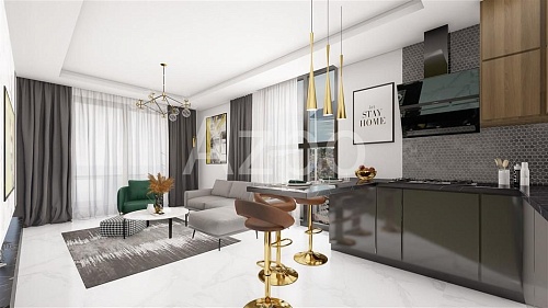 Апартаменты в Алании, Турция, 50 м2 фото 1