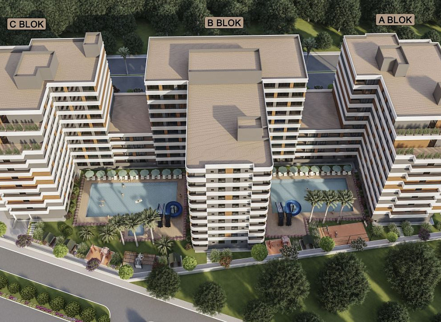 Квартира в Мерсине, Турция, 35 м2