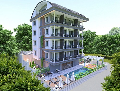 Апартаменты в Алании, Турция, 47 м2 фото 1
