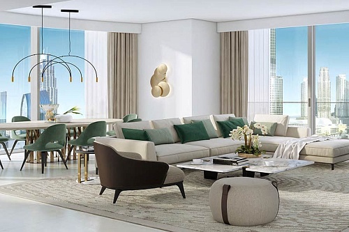Апартаменты Burj Khalifa, ОАЭ, 106 м2 фото 1