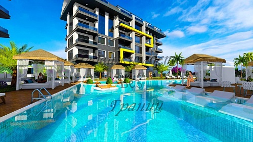 Апартаменты в Алании, Турция, 64 м2 фото 1