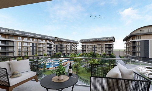 Квартира в Алании, Турция, 52 м2 фото 1