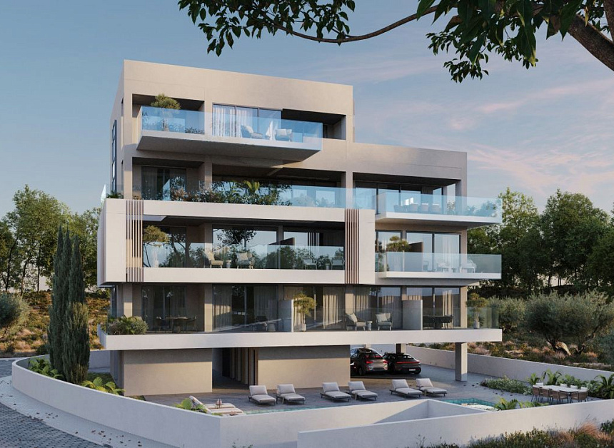 Апартаменты в Пафосе, Кипр, 110 м2