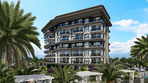 Апартаменты в Алании, Турция, 55 м2 фото 1