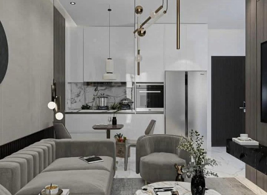 Квартира в Алании, Турция, 55 м2