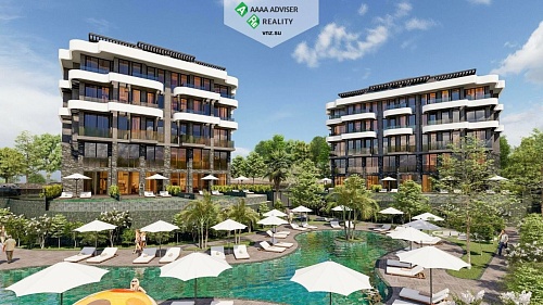 Квартира в Алании, Турция, 55 м2 фото 1
