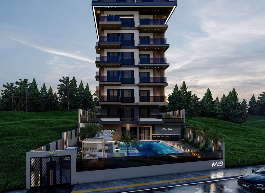 Апартаменты в Алании, Турция, 48 м2