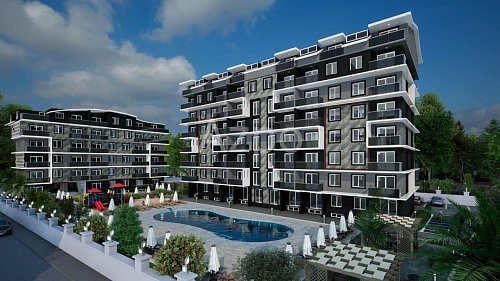 Апартаменты в Газипаше, Турция, 47 м2 фото 1