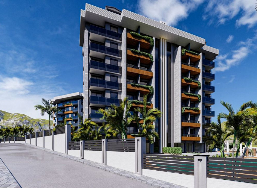 Квартира в Алании, Турция, 59 м2