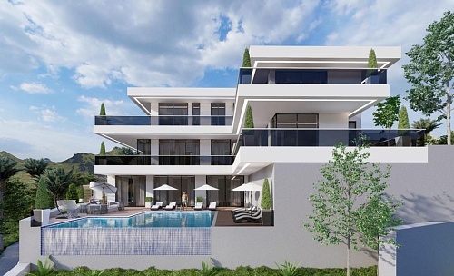 Вилла в Алании, Турция, 1 100 м2 фото 1
