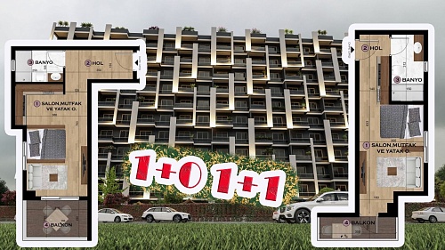 Квартира в Мерсине, Турция, 58 м2 фото 1