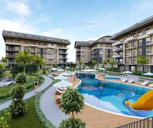 Квартира в Алании, Турция, 52 м2 фото 1