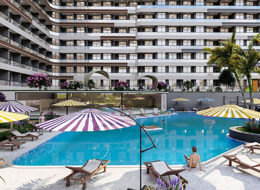 Квартира в Мерсине, Турция, 50 м2