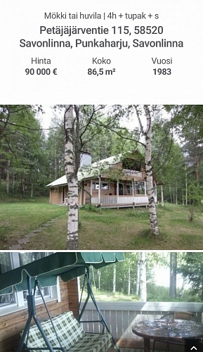 Коттедж в Пункахарью, Финляндия, 86.5 м2 фото 1