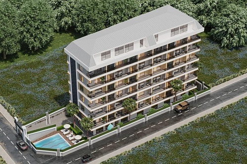 Квартира в Алании, Турция, 57 м2 фото 1