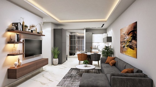 Квартира в Алании, Турция, 58 м2 фото 1