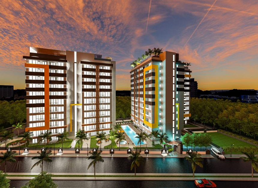 Апартаменты в Анталии, Турция, 54 м2