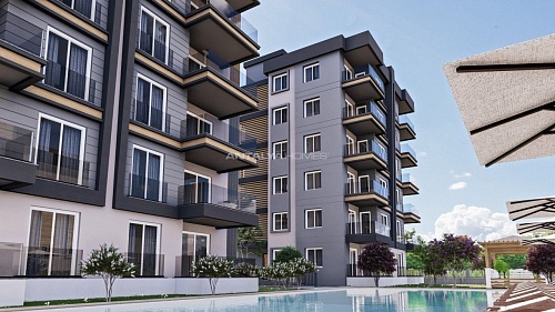 Апартаменты в Анталии, Турция, 55 м2 фото 1