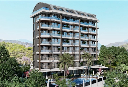 Апартаменты в Алании, Турция, 56 м2 фото 1