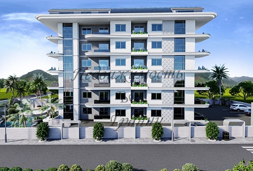 Апартаменты в Алании, Турция, 55 м2 фото 1