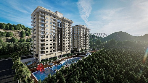 Апартаменты в Алании, Турция, 56 м2 фото 1