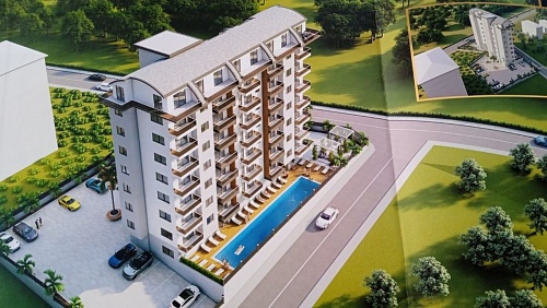 Квартира в Алании, Турция, 59 м2 фото 1