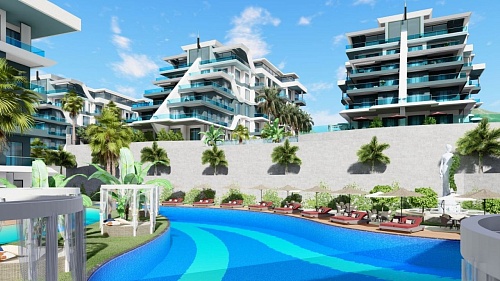 Квартира в Алании, Турция, 50 м2 фото 1