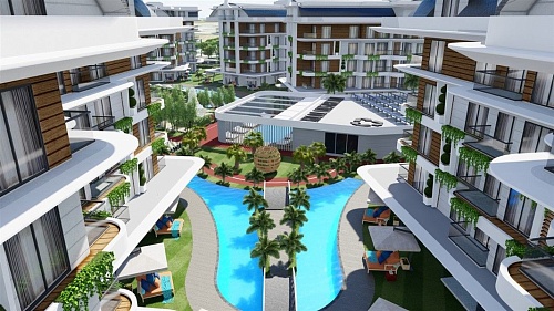 Апартаменты в Алании, Турция, 60 м2 фото 1
