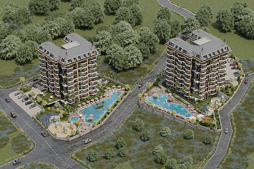 Квартира в Авсалларе, Турция, 51 м2 фото 1