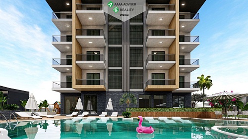 Квартира в Алании, Турция, 46 м2 фото 1