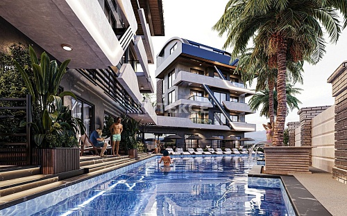 Апартаменты в Алании, Турция, 55 м2 фото 1