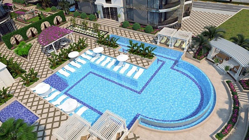 Апартаменты в Алании, Турция, 54 м2 фото 1