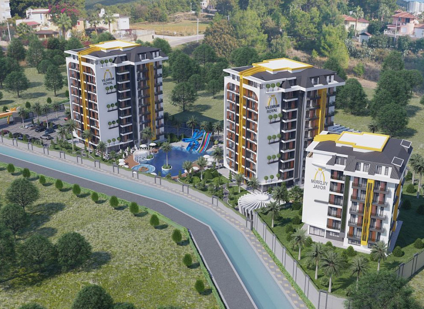 Апартаменты в Алании, Турция, 61 м2