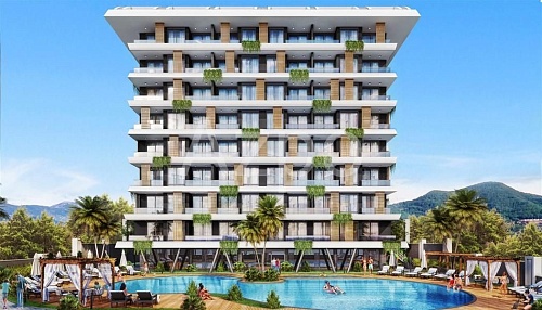 Апартаменты в Алании, Турция, 45 м2 фото 1