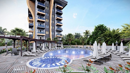 Апартаменты в Газипаше, Турция, 46 м2 фото 1
