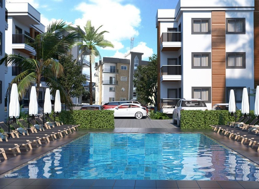 Апартаменты в Алсанджаке, Кипр, 92 м2