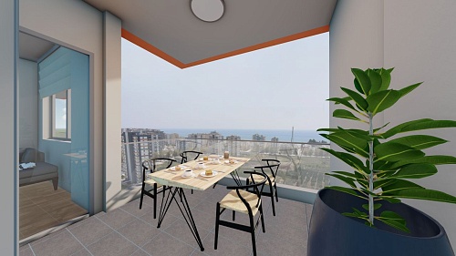 Квартира в Мерсине, Турция, 50 м2 фото 1