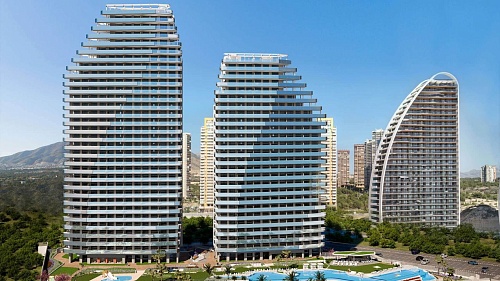 Апартаменты в Бенидорме, Испания, 76 м2 фото 1