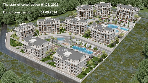 Квартира в Алании, Турция, 48 м2 фото 1