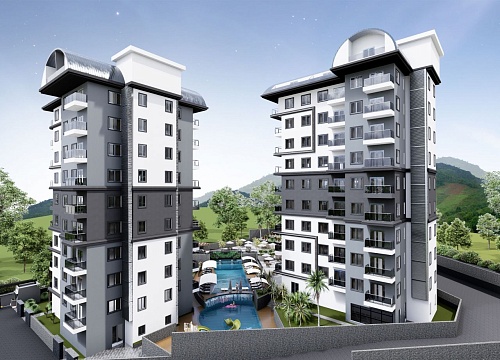 Апартаменты в Алании, Турция, 46 м2 фото 1