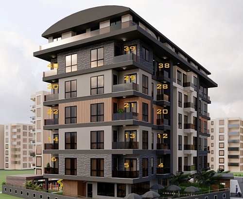 Квартира в Алании, Турция, 50 м2 фото 1