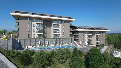 Апартаменты в Алании, Турция, 43 м2 фото 1