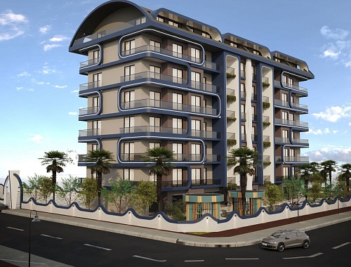 Апартаменты в Газипаше, Турция, 60 м2 фото 1