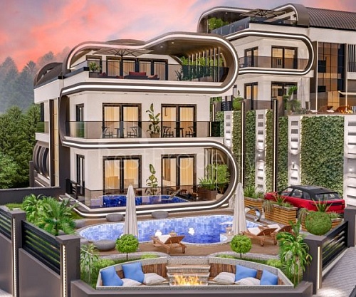 Вилла в Алании, Турция, 500 м2 фото 1