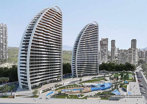 Апартаменты в Бенидорме, Испания, 115 м2 фото 1