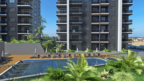 Апартаменты в Алании, Турция, 42 м2 фото 1