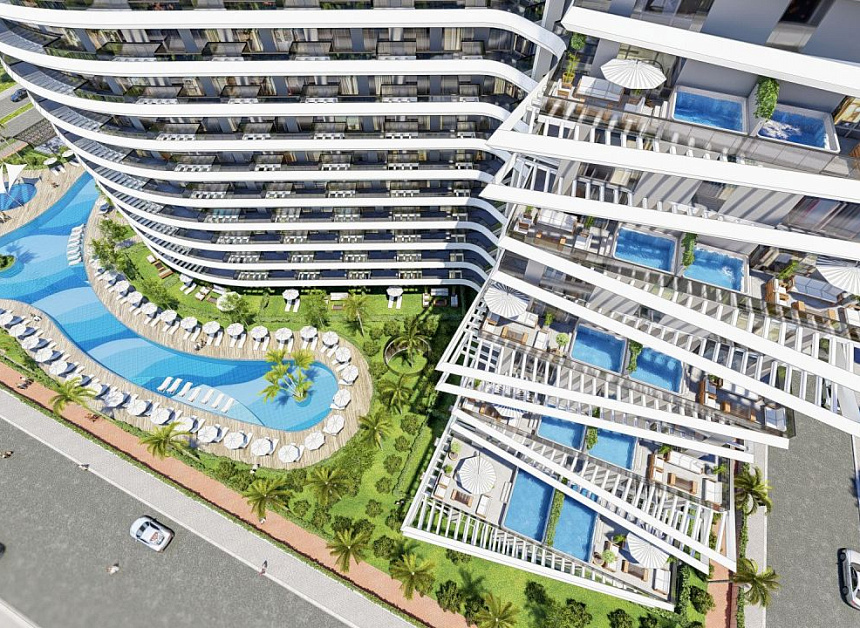 Апартаменты в Анталии, Турция, 54 м2