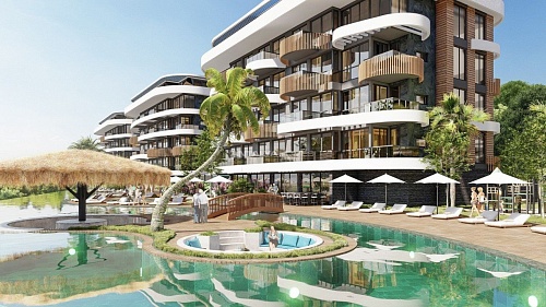 Апартаменты в Алании, Турция, 45 м2 фото 1